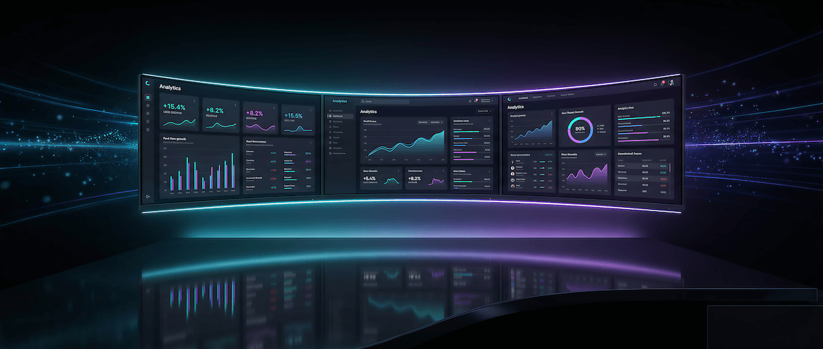 Premium web interface mockup showcasing conversion-focused design